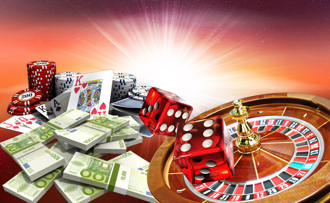 ruleta, dinero, dados